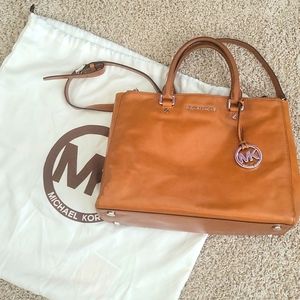 Michael Kors soft leather satchel